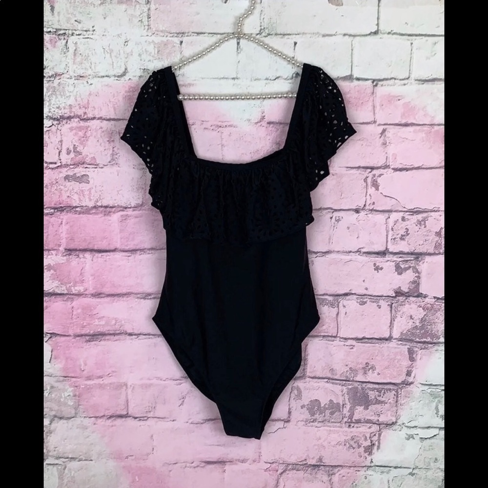 Cupshe black one piece swimsuit NWOT